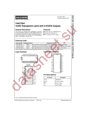 74ACT841SPC datasheet  